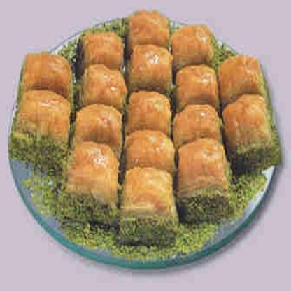 1 Kg Taze Şerbetli Fıstıklı Baklava Sivas pasta