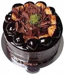 4 ile 6 kişilik Profiterollü Yaş pasta Sivas pasta